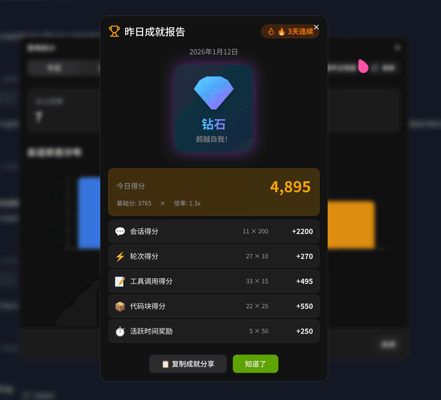 Hagicode 每日成就报告截图